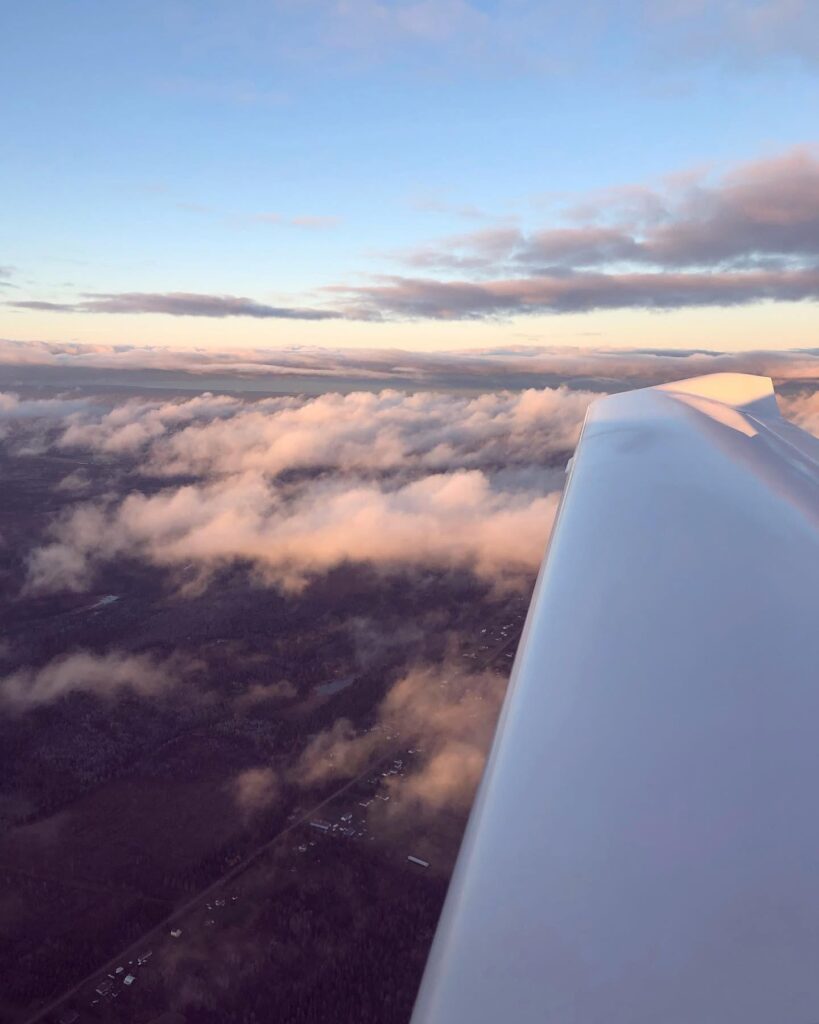 Plane Flying in the Sky