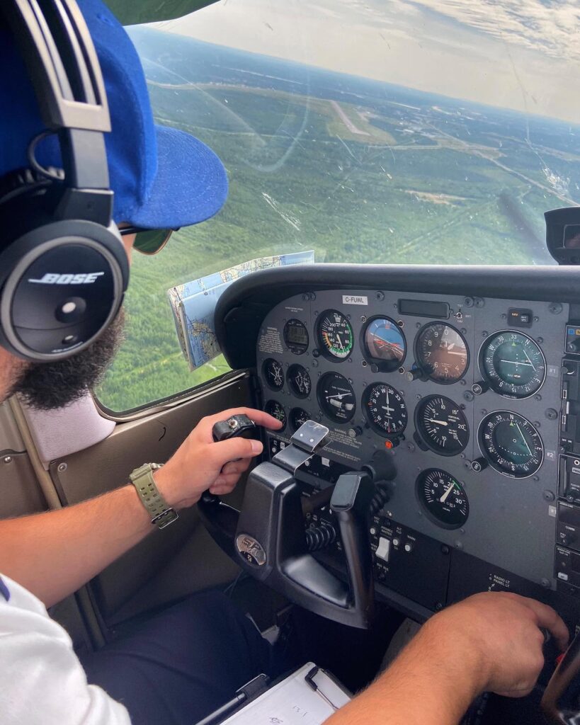 View Inside Cockpit